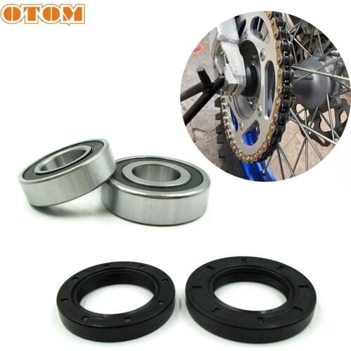 OTOM Motorcycle 6022/6222 Wheel Bearing Hub Oil Seal Kit For YAMAHA YZ125 250 YZ125X YZ250F YZ400F YZ426F WR450F Motocross Parts