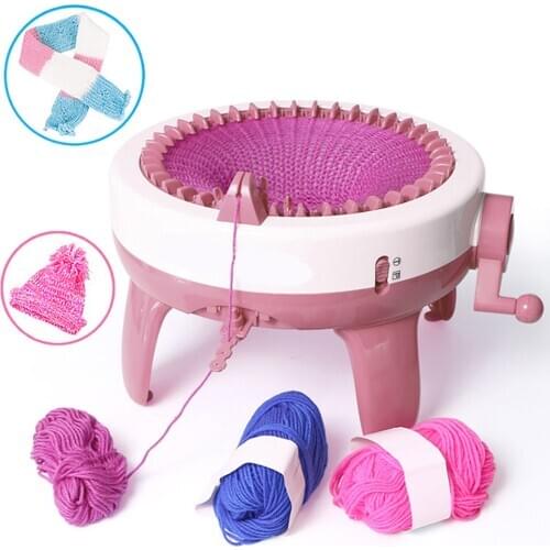 40 Needles Round Hand Knitting Machine Rotating Weaving Loom for Sock Hat Scarf Learning Toy Knitting machine Tools