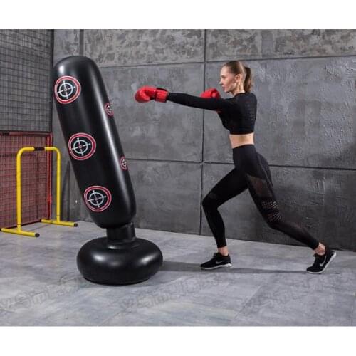 Taekwondo Inflatable Boxing Pillar Adult Fitness Exercise Thick PVC