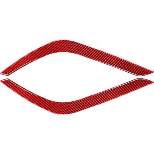 Carbon Fiber Headlight Eyebrow Cover Trim Stickers for Toyota - 2014 2015 2016 2017 2017 2018 2019 2020 2021