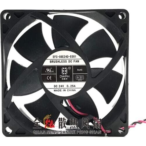 Original EFC-08E24D-E001 24V 0.25A 8025 Inverter fan