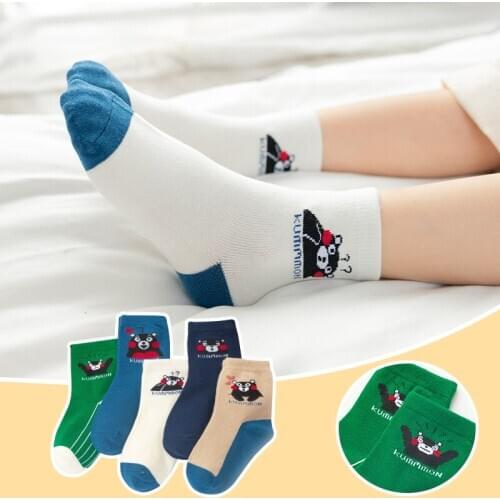 Baby boys Autumn Winter socks Fashion lovely animal girls child Casual Cotton socks princess kids colorful embroidery bear socks