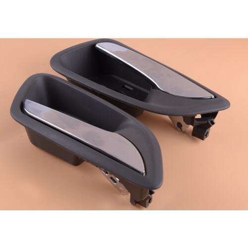CITALL 1Pair Plastic Chrome Interior Inner Door Handle Housing Car Fit for Chevy Cruze 2009 2010 2011 2012 2013 2014 2015