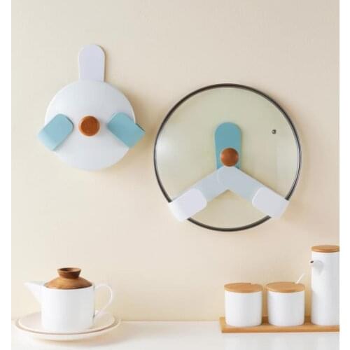 Non perforated pot cover shelf, vegetable board storage shelf, wall mounted kitchen storage shelf, pot cover shelf