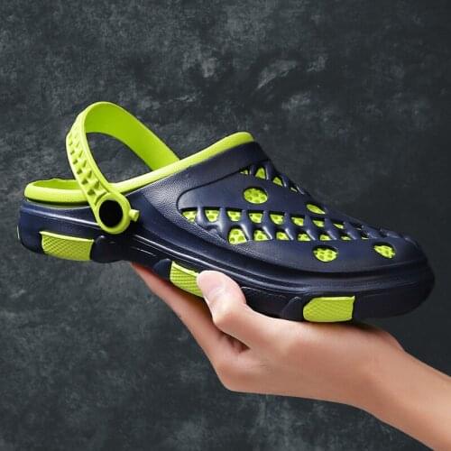 Summer Mens Beach Shoes Sandals and Slippers gardon Sandals Breathable Shoes flat heel shoes