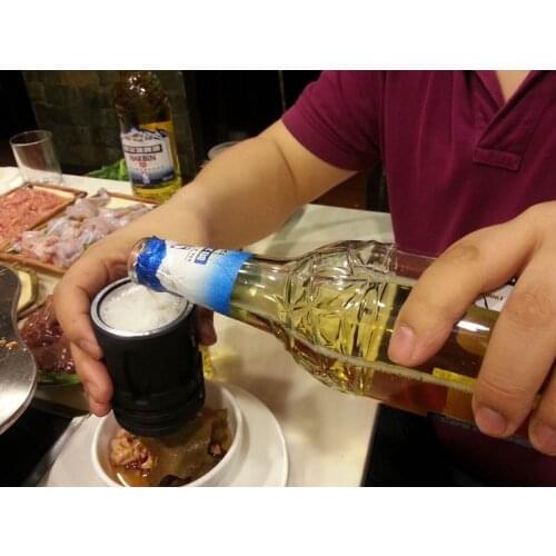 Tactical Flash Hider Suppressor Styled Shot Glass Battle Mug Aluminum Beer Cup Hunting Accessories