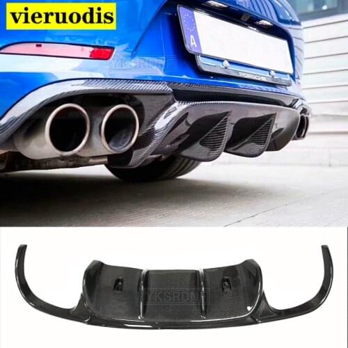 For Porsche 911 991.1 GT3 VRX Style 2012 2013 2014 2015 Carbon Fiber Rear Bumper Lip Spoiler Rear Diffuser Protector