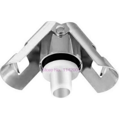 100pcs Portable Stainless Latches Champagne Sparkling Stopper Sealer Bar Wine Plug Liquor Spirit Flow Wine Bottle Cap