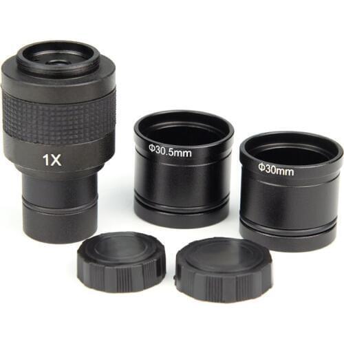 1X C Mount binocular trinocular Microscope Adapter for CCD CMOS video Camera Digital Eyepiece Relay Lens 23.2mm 30mm 30.5mm