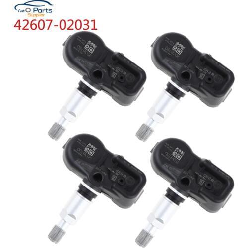4pcs 42607-02031 TPMS Sensor 433MHZ For TOYOTA Avensis Auris RAV4 Yaris Verso 42607-02030 PMV-C210