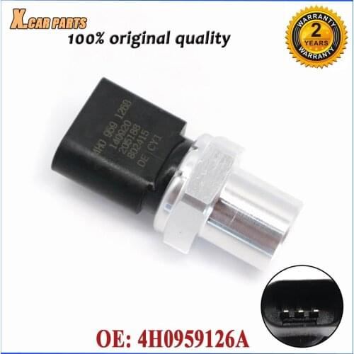 4H0959126A Air Conditioning Pressure Switch Sensor For Audi A3 A4 A5 A6 A7 A8 Quattro Q5 S3 S5 SQ5 R8 RS5