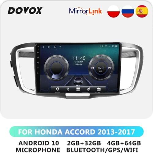 DOVOX Android Car Stereo For HONDA ACCORD 9TH 2013-2017 GPS Car Radio Auto Multimedia Video Player GPS 2din Autoradio Navigation