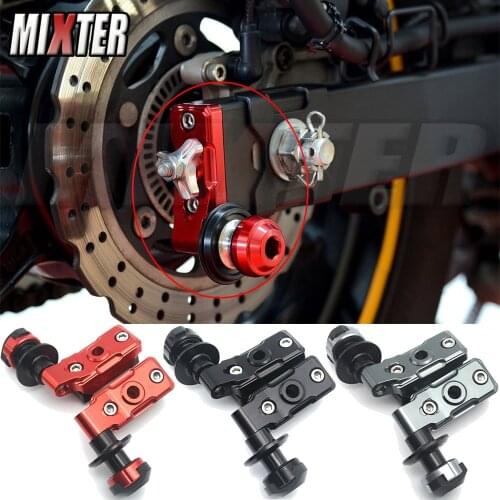 Motorcycle Rear Fork Spindle Chain Adjuster Blocks Spools Stand Screws For KAWASAKI NINJA250 NINJA400 Z400 2018-2021 Z-400 19-21