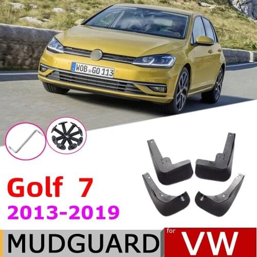 Mudflap For Volkswagen VW Golf 7 Mk7 2019~2013 Fender Mud Flaps Guard Splash Flap Mudguards Accessories 2018 2017 2016 2015 2014