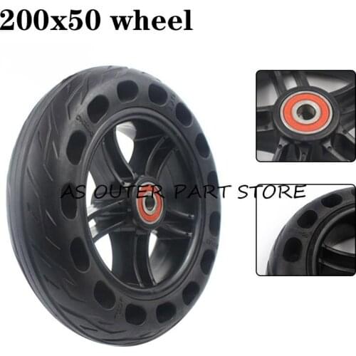 8 Inch Wheel Scooter Solid Tyres 200x50 Electric Wheel Hub Non-pneumatic Tires for Electric Scooter for Kugoo S1 S2 S3 C3