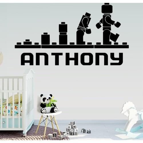 Decoration Nnjutsu ustom Babys name Vinyl Wall Stickers For Babys Rooms Stickers Wall Sticker Kids Room Decoration Decal