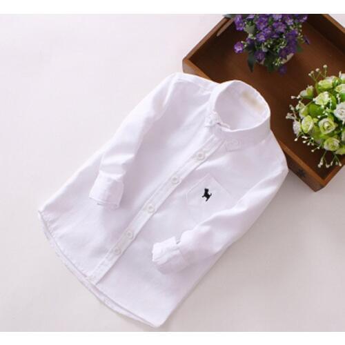 Childrens clothes boys long sleeve shirt cotton