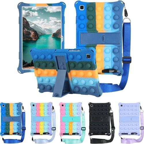 Bubble Kids Case For Samsung Galaxy Tab A7 2020 SM-T500/T505 SM-T220/T225 Tablet Stand Cover for Samsung Galaxy Tab A7 Lite Case