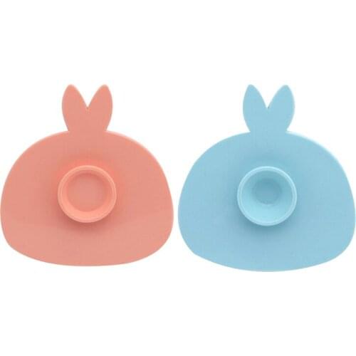 Baby Double Sided Suction Cup Mat Tableware Sucker Anti-slip Bowl Dish Bowl Cup Pad Coaster Tools Kids Boys Girls Toddler