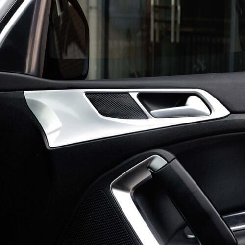 For Peugeot 408 2014 2015 ABS Chome interior inner Door Handle Cup Bowl Frame Moulding Trims Car-Styling Accessories 4pcs/set
