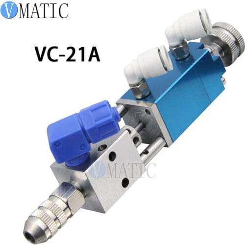 Free Shipping High Precision Needle Off Medium-High Viscosity Fluid Dispensing Valve Glue Dispense Nozzle Valve