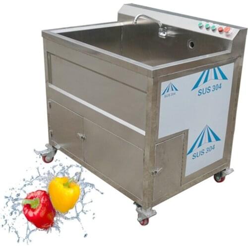 Multi-Functional Fruit Washing Machine Bubble Cleaning Machine High Efficiency Vegetable Fruit Washing Machine CFR BY SEA