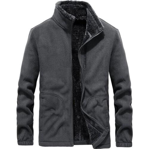 Men Winter Outdoor Light Tactical Jacket Male Fleece Warm Thick Thermal Windbreaker Coat Trekking Skiing Windproof Clothing