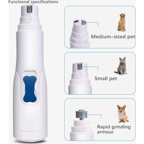 Pet Nail Grinder Pet Polish Sharpener Nail Clipper Professional Nail Clippers Electric Automatic Pet Grooming Scissors for Claw