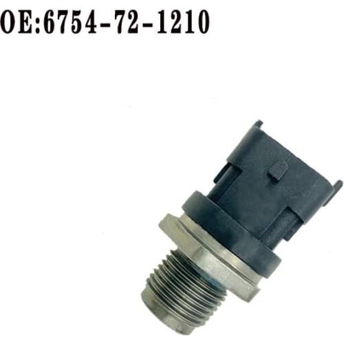Suitable for excavator parts Komatsu PC220-8/6D107 engine common rail pressure sensor OE:6754-72-1210 6754721210 Made in China