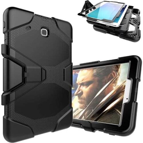 For Samsung Galaxy Tab E 9.6'' T560 T561 Tablet Shockproof Hard case Military Heavy Duty Silicone Rugged Stand Protective Cover