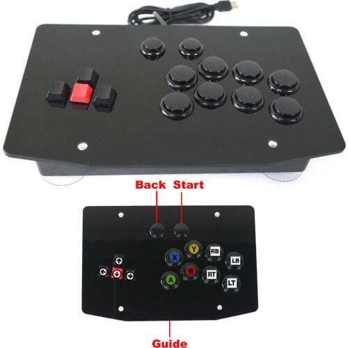 RAC-J500K-X360 All Buttons Arcade Joystick Game Controller For XBOX 360/PC