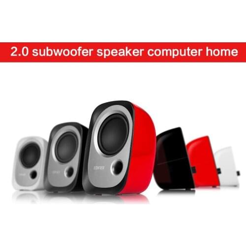 Subwoofer Speaker R12U Computer Audio Desktop Small Mini Notebook with USB3.5mm Headphone Jack Home Multimedia Heavy
