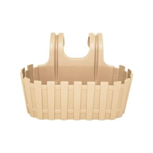 SAMPURHCASE Flower Pot Balcony Easy To Pendant 30 Cm Cream Color 27590S