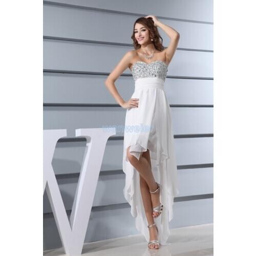 Vestidos de novia free shipping 2018 formal plus size new design crystal maxi long sexy chiffon white prom bridesmaid dress