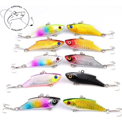 1Pcs Super Long Shot Hard VIB lures 5.5cm/10g Artificial Freshwater Bait Pesca Sinking Bait Crankbait For Sea Lake