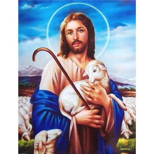 5D DIY diamond painting full round diamond "religious figure" embroidery cross stitch home decoration gift