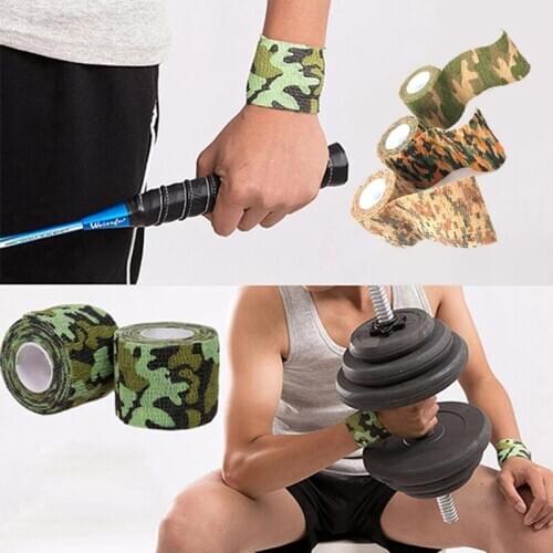 Bandage First Aid Kit 2.5/5 Self-adhesive Cshesive Sports Body Gauze Vet Tape Security Protection Knee Finger Arm Bandage