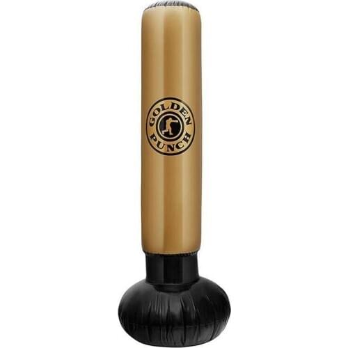 Boxing Punch Heavy Bag Inflatable Punching Bag Free-Standing Tumbler Column Sandbag for Adults Children Fitness 63Inch