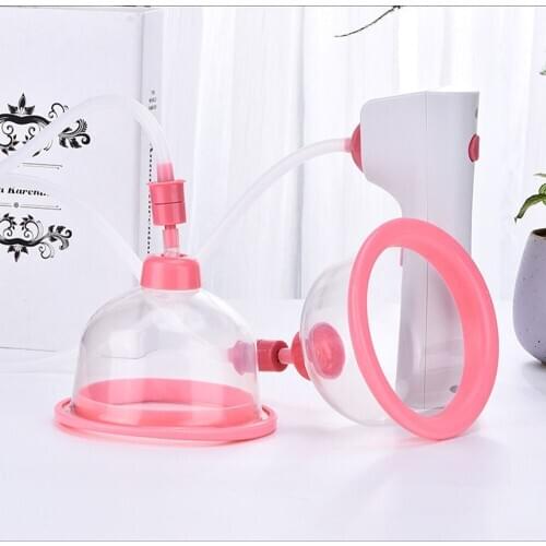 Big Boobs 2 Cans Breast and Hip Massager Enhancement Enlargement Massage Therapy Vacuum Cupping Pump jars Cup Massager Tool