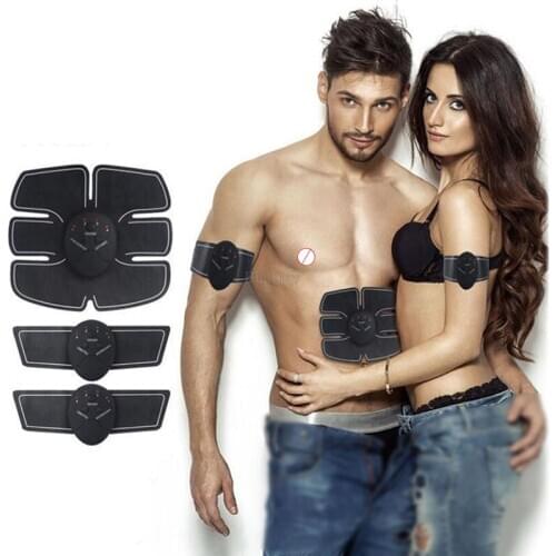 Muscle Electro Stimulator EMS ABS Electrostimulator Abdominal Electric Massager Training Apparatus Fitness Machine Building Body
