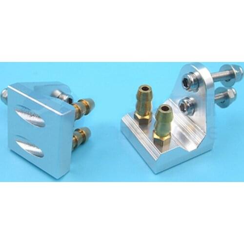 Stern Double Water Inlet Nozzles M5 Brass Water Nozzle Wiper Seat Water Cooling System Accessories for Remote control Model Boat