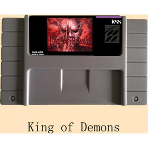 King of Demons 16 bit Big Gray Game Card For NTSC Game Player 10 Pcs
