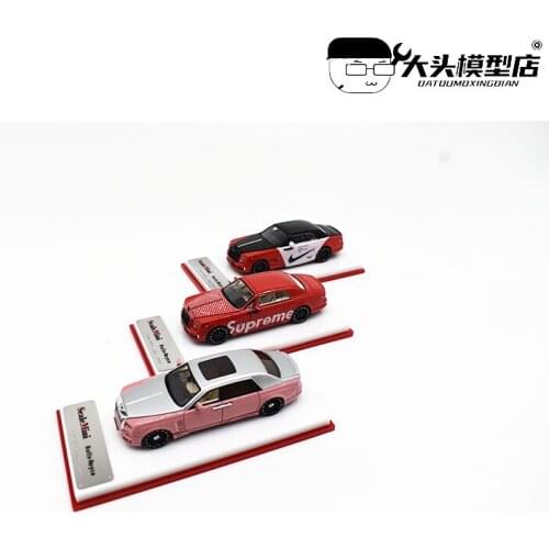 1 64 Scalemini Rolls-Royce Phantom Model Car Alloy Car Model Toy Car Furnishing Articles Collection