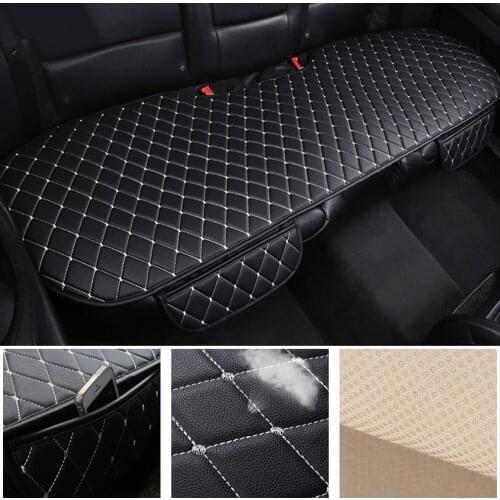Car Cushion Seats Set For Chevrolet Sail Spark Traverse Trax Tahoe Front Rear PU Leather Cushion Auto Accessories