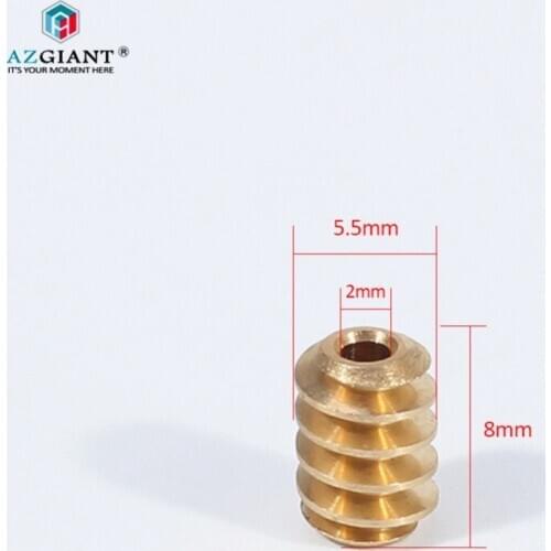 AZGIANT Metal Module FC280 Motor Worm Gear Universal Car Motor Gear Copper