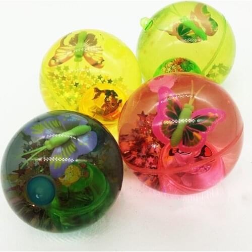 Flashing Crystal Ball Bouncing Ball Children Bouncing Ball Luminous Toy Small Gifts For Boyfriend And Girlfriend Birthday Gifts
