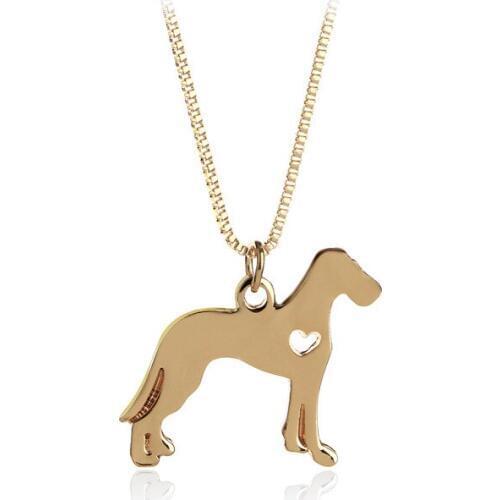 LOVE Spotty dog Casting Pendant Fashion Necklace Jewelry