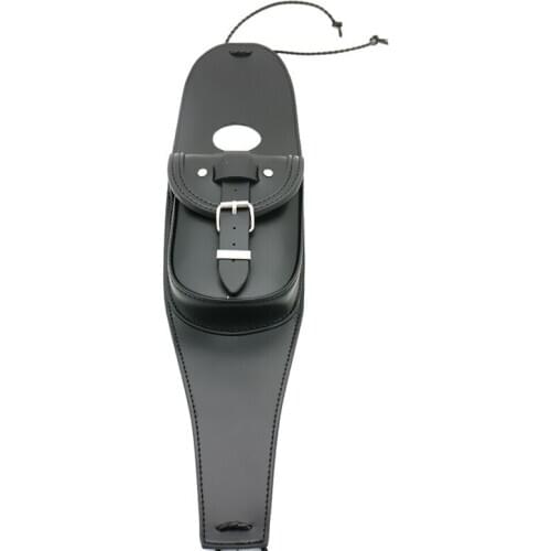 Motorcycle Panel Bag ToolBag Black Leather 4.5 Gallons Oil Fuel Tank Cover For Harley Forty Eight Iron 883 Sportster XL 883 1200