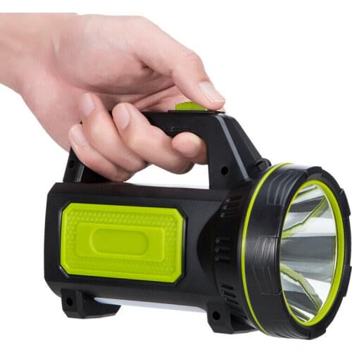 The New Powerful Rechargeable Spotlight LED Flashlight Handle Spotlight Ultra-long Standby Torch With USB Output As A Power Bank