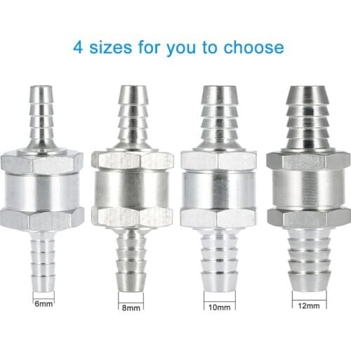 8mm Fuel One Way Valve Petrol Diesel Non Return Check Valve for Carburettor Low Pressure Ruel Systems